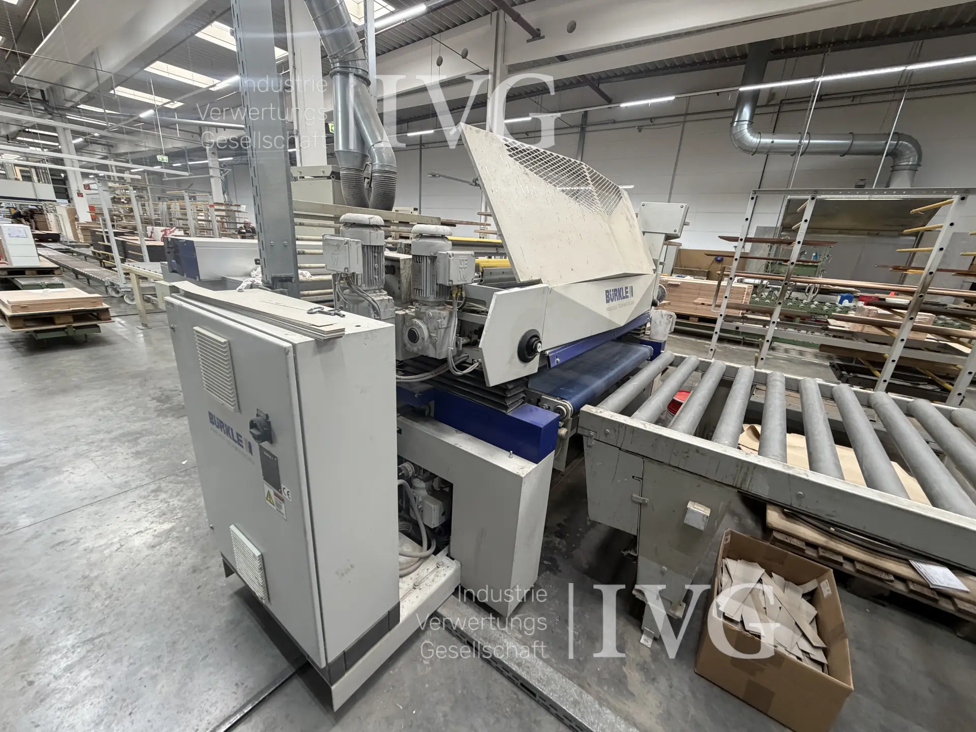 Lackwalzenaufragmaschine BÜRKLE